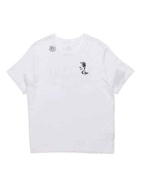 Футболка с надписью баскетбол граффити с коротким рукавом Nike — изображение 1 из 4, белый