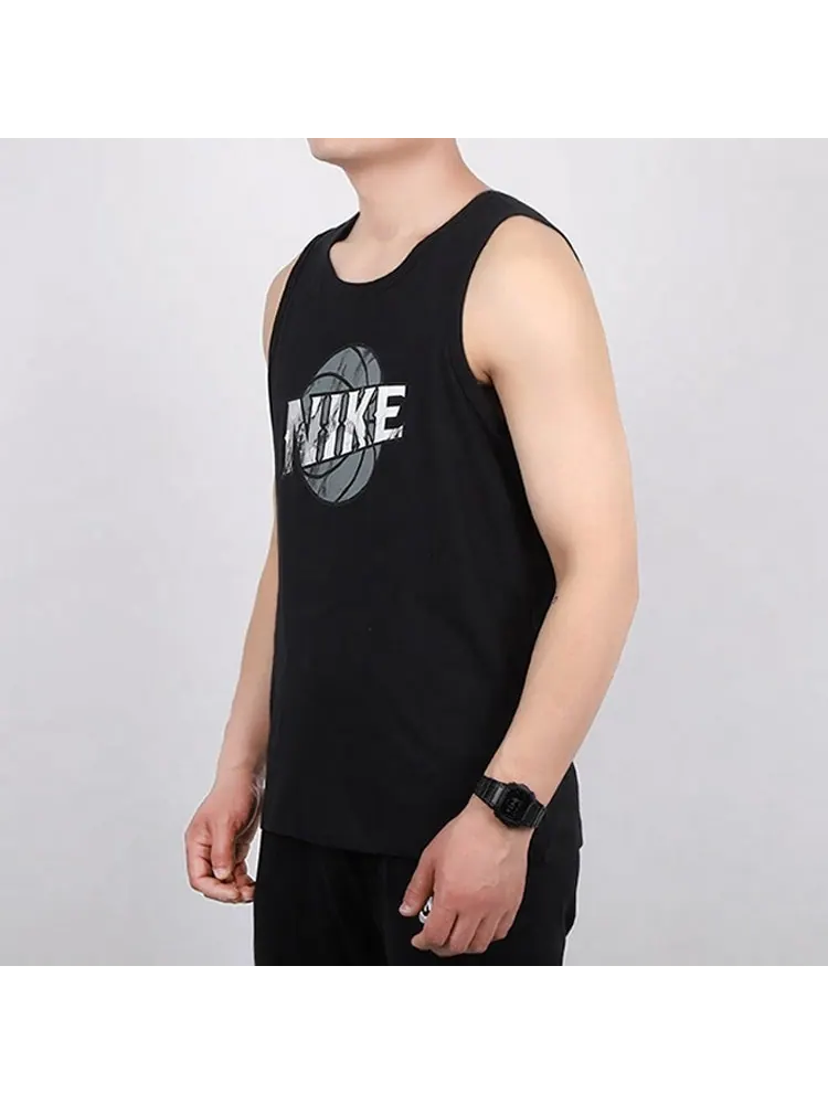 Жилет Nike Basketball Printing Pattern Sleeveless Vest Black — изображение 5 из 5, черный