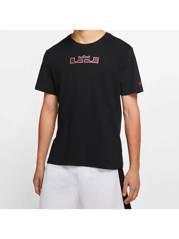 Футболка dri-fit lebron logo basketball men black Nike — изображение 4 из 4, черный