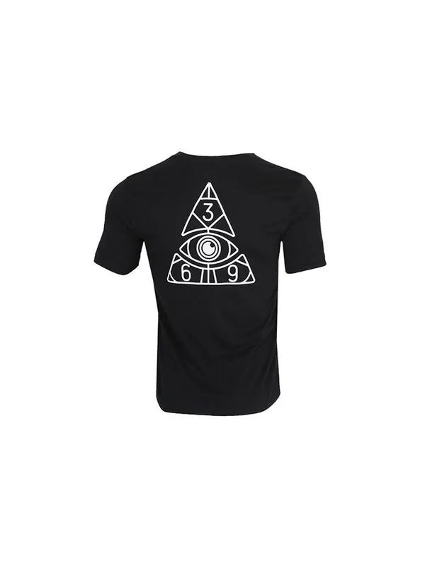 Футболка dri-fit kyrie logo printed tee 'black' Nike — изображение 2 из 4, черный