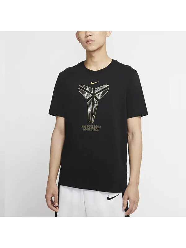 Футболка Nike Dri-FIT Kobe Logo Basketball Male Black — изображение 4 из 4, черный