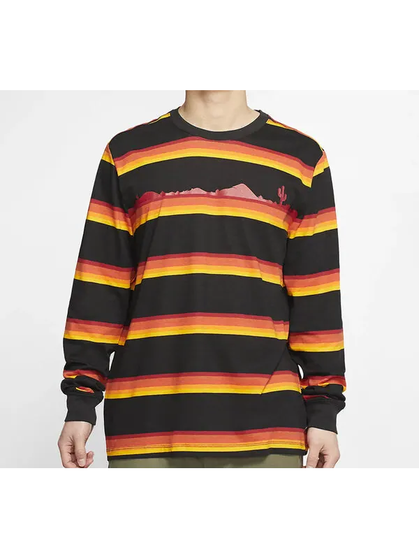 Футболка sb skateboard printing long sleeves black Nike — изображение 3 из 4, черный