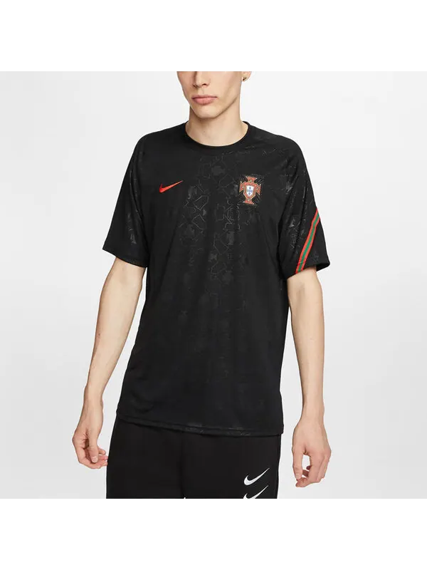 Футболка сборной Португалии 20 21 предматчевая футболка Nike — изображение 4 из 4, черный/красный