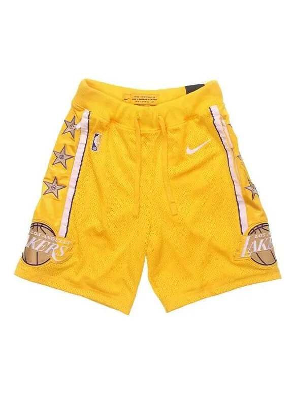 Шорты баскетбольные шорты nba los angeles lakers sw fan edition Nike — изображение 1 из 4, желтый