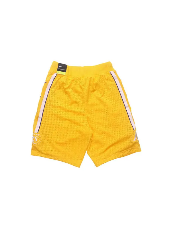 Шорты баскетбольные шорты nba los angeles lakers sw fan edition Nike — изображение 2 из 4, желтый