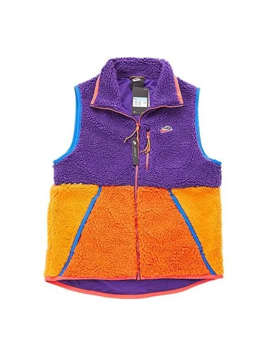 Жилет sportswear sportswear vest purple/orange Nike — изображение 1 из 4, фиолетовый