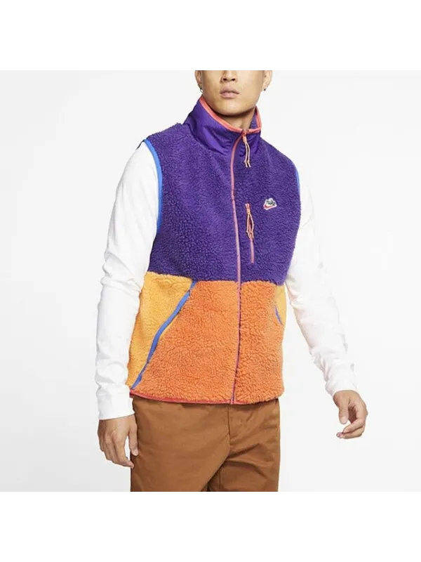 Жилет sportswear sportswear vest purple/orange Nike — изображение 4 из 4, фиолетовый