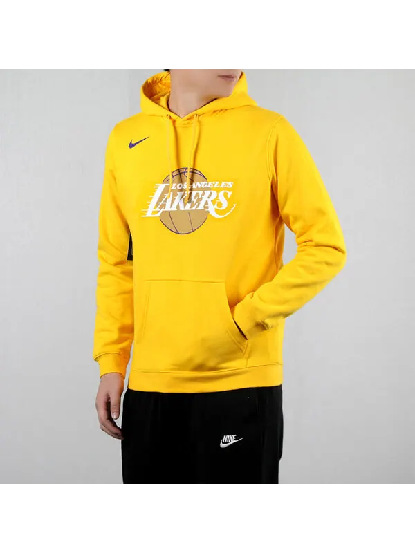 Толстовка Nike NBA City Edition Logo Los Angeles Lakers Amarillo Yellow — изображение 3 из 4, желтый
