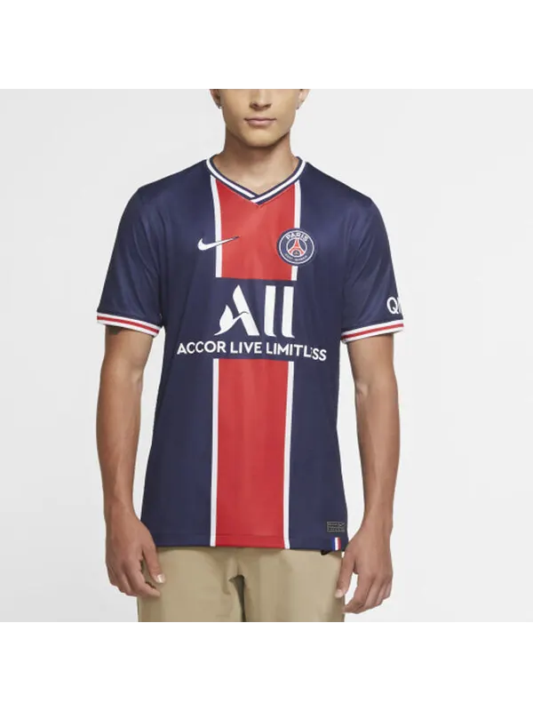 Футболка psg paris german home jersey short sleeved men blue Nike — изображение 4 из 4, синий