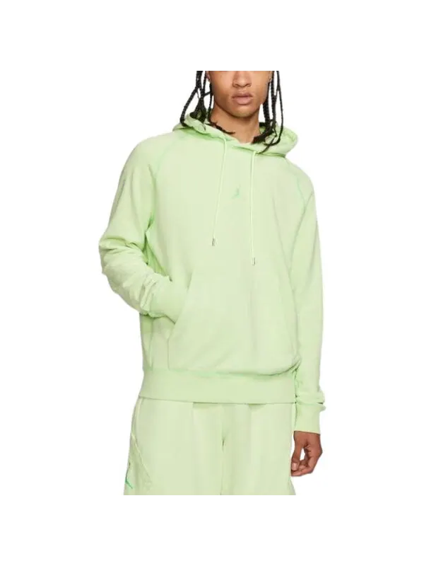 Толстовка Men's Air Jordan Wings Logo Solid Color Hooded Pullover Long Sleeves Green — изображение 3 из 4, мульти