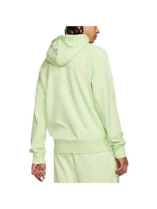 Толстовка Men's Air Jordan Wings Logo Solid Color Hooded Pullover Long Sleeves Green — изображение 4 из 4, мульти