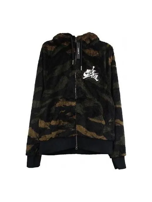 Толстовка men's wings plush zipper black Air Jordan — изображение 1 из 4, черный