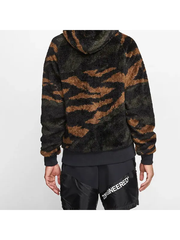 Толстовка men's wings plush zipper black Air Jordan — изображение 4 из 4, черный