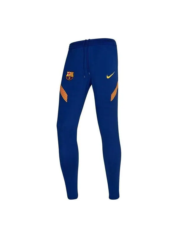 Штаны fc barcelona squad тренировочные штаны для тренировок Nike — изображение 1 из 1, синий/оранжевый