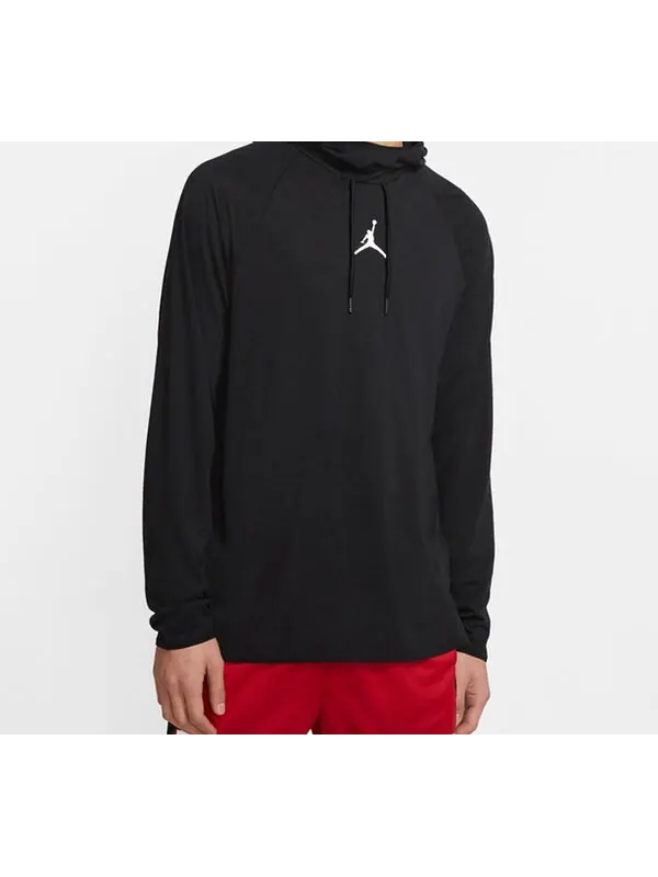 Толстовка Air Jordan Air Dri-Fit 23 Alpha Flying Man Logo Black — изображение 3 из 4, черный