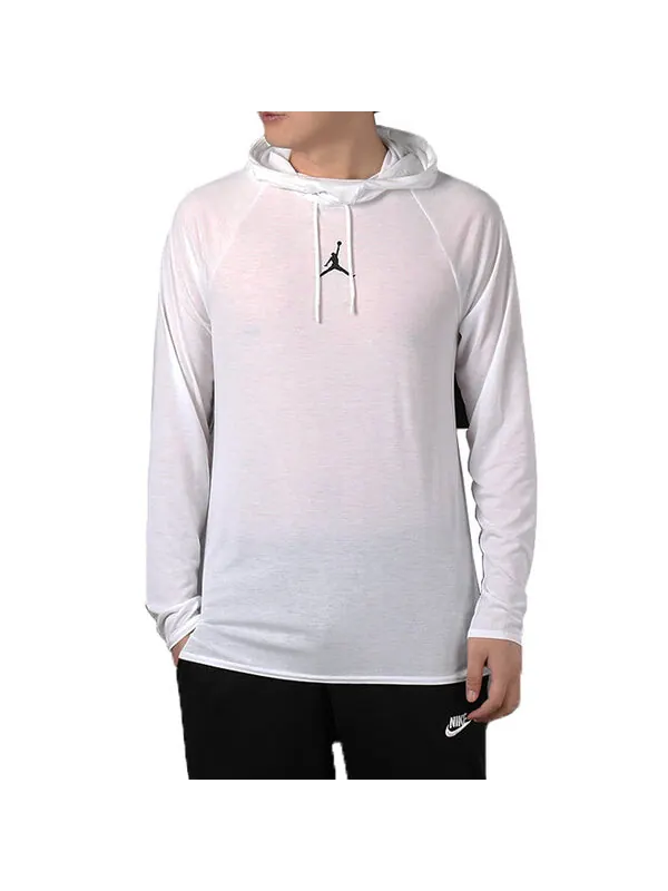 Толстовка с капюшоном air dri fit 23 alpha flying man logo белая Air Jordan — изображение 4 из 4, белый