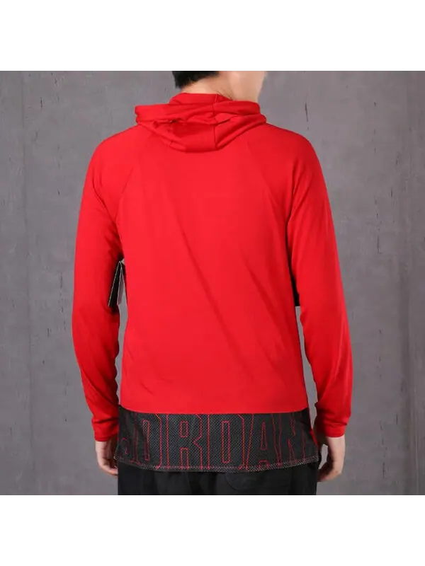 Толстовка Men's Air Jordan Basketball Sports Red — изображение 4 из 4, красный