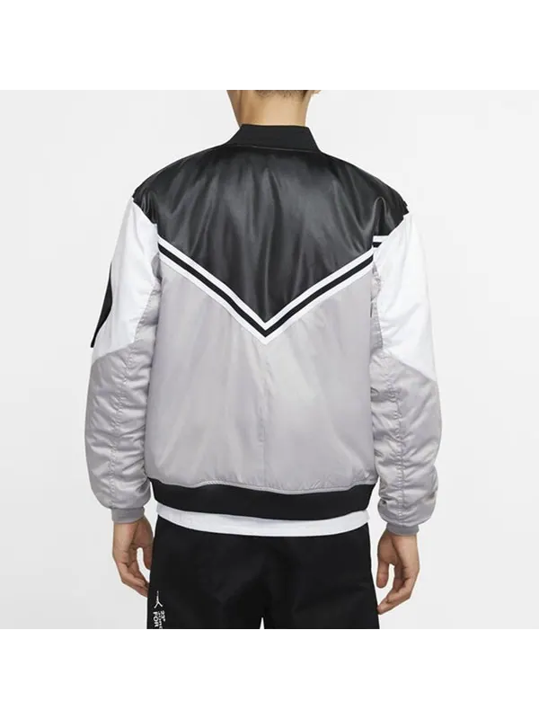 Куртка wings ma-1 back v contrasting colors jacket black Air Jordan — изображение 4 из 4, черный