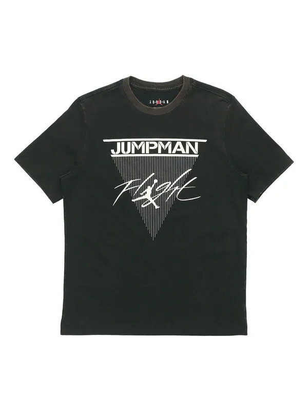 Футболка jumpman flight flying man с принтом короткий рукав Air Jordan — изображение 1 из 4, черный