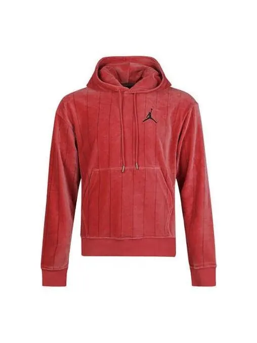 Толстовка men's air stripe fleece red Air Jordan — изображение 1 из 4, красный