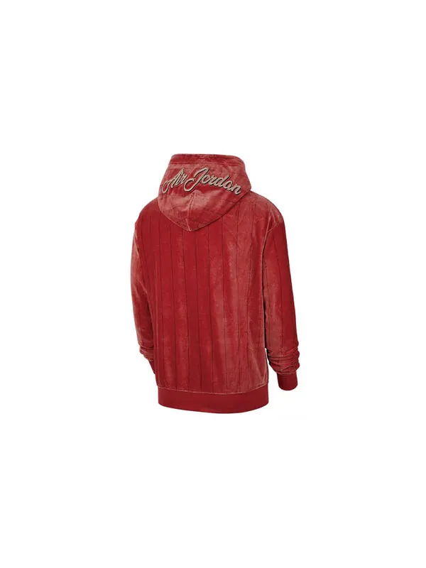 Толстовка men's air stripe fleece red Air Jordan — изображение 2 из 4, красный