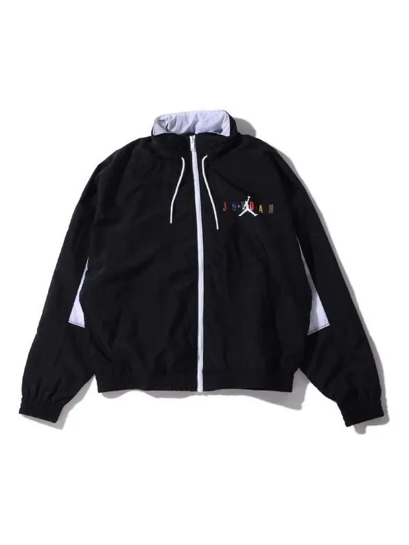 Куртка Air Jordan Sport DNA Colorblock Jacket Black White — изображение 1 из 3, черный / белый