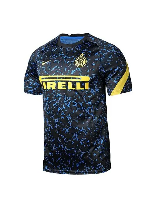 Футболка inter milan breathe s/s top jersey blueblack Nike — изображение 1 из 2, сине-черный