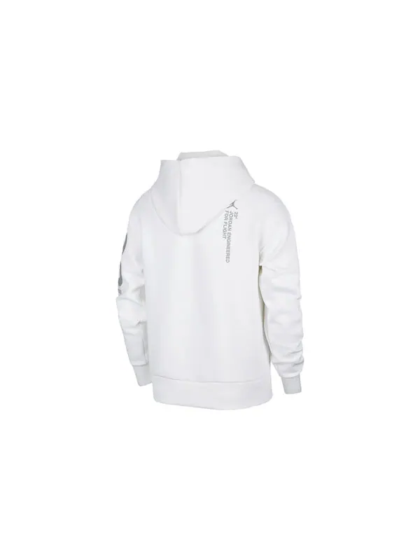 Толстовка Air Jordan 23 Engineered Pattern Printing Knit White — изображение 2 из 4, белый