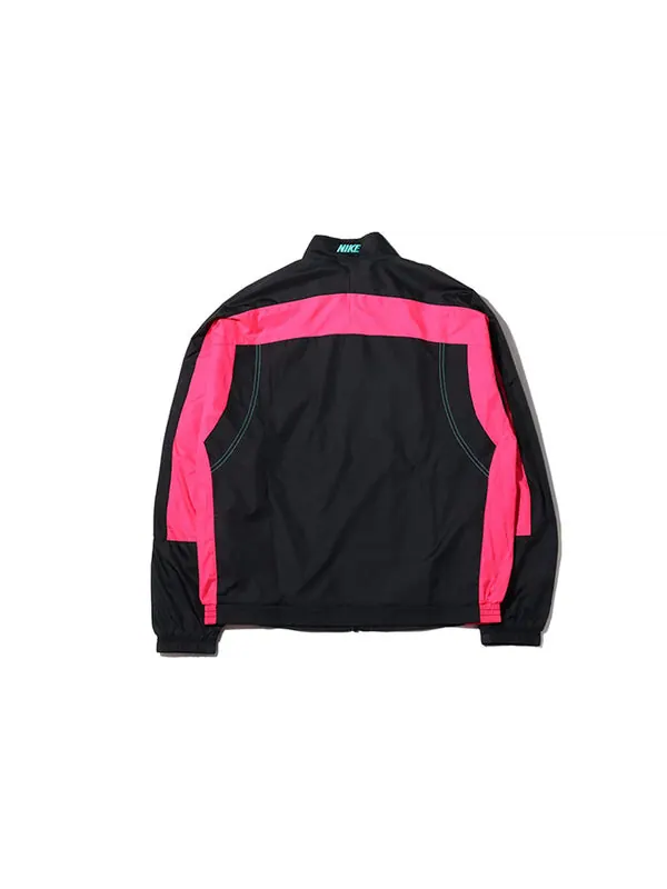 Куртка x atmos nrg винтажная лоскутная спортивная куртка Nike — изображение 2 из 4, черный/розовый