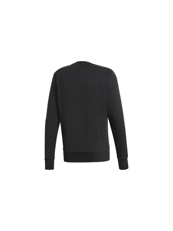 Толстовка adidas Essentials Logo Crewneck Sweatshirt — изображение 2 из 4, черный