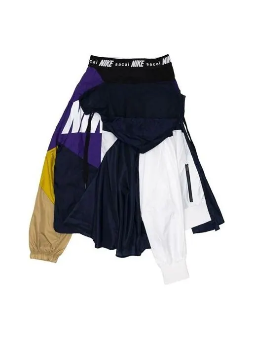 Брюки x sacai skirt 'black sequoia' Nike — изображение 1 из 2, черный