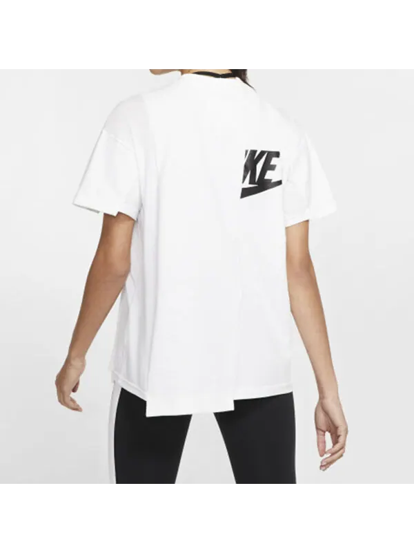 Футболка x sacai гибридная футболка Nike — изображение 4 из 4, белый