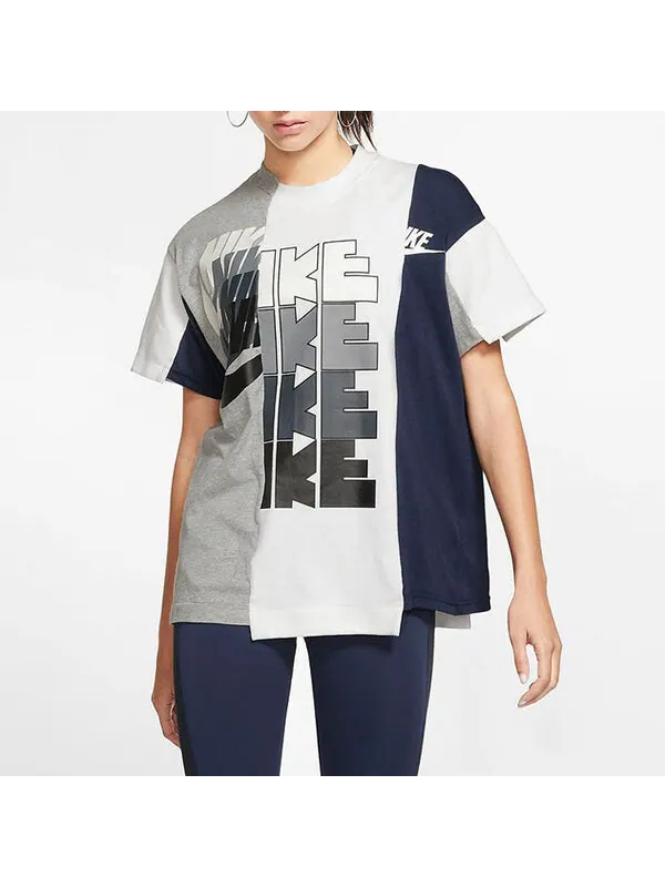 Футболка x sacai гибридная футболка Nike — изображение 3 из 4, золотистый