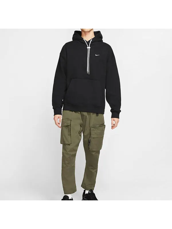 Толстовка Nike Lab Solid Hooded Sweatshirt For Men Black — изображение 3 из 3, черный