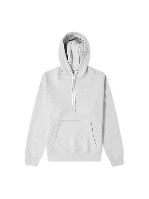 Толстовка Men's Nike Fleece Hooded Pullover Gray — изображение 1 из 4, серый