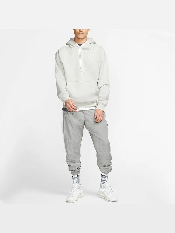 Толстовка Men's Nike Fleece Hooded Pullover Gray — изображение 3 из 4, серый