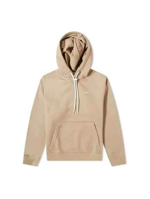 Толстовка Nike Casual Sports Drawstring Fleece Lined Long Sleeves Khaki — изображение 1 из 4, хаки