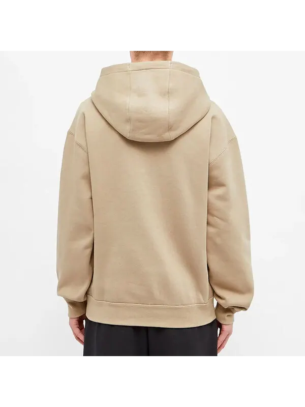 Толстовка Nike Casual Sports Drawstring Fleece Lined Long Sleeves Khaki — изображение 4 из 4, хаки