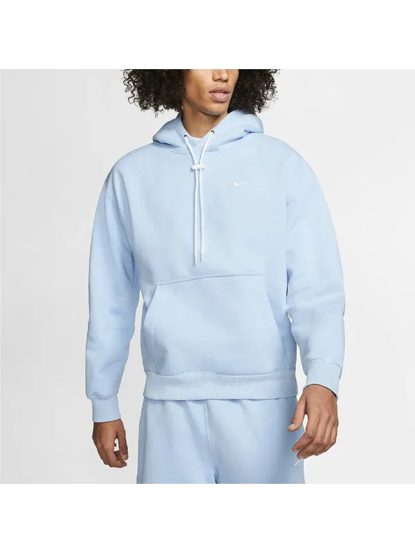 Толстовка Nike Lab Fleece Stay Warm Drawstring Blue — изображение 3 из 4, синий