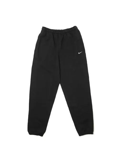 Брюки men's lab logo retro classic fleece lined bundle feet sports pants/trousers/joggers Nike — изображение 1 из 4, черный