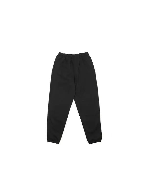 Брюки men's lab logo retro classic fleece lined bundle feet sports pants/trousers/joggers Nike — изображение 2 из 4, черный