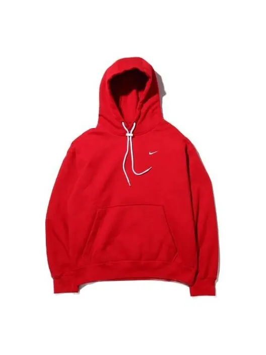 Толстовка men's fleece drawstring red Nike — изображение 1 из 1, красный