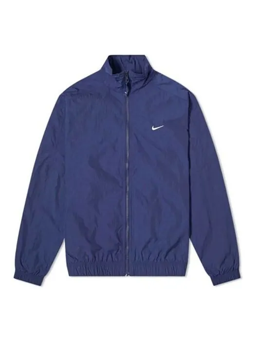 Куртка men's nrg track sports stand collar jacket blue Nike — изображение 1 из 4, синий