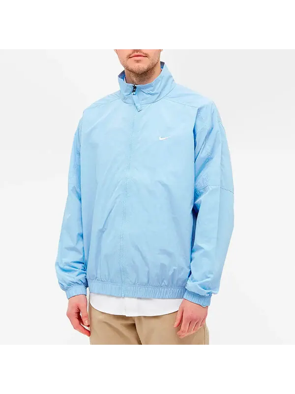 Куртка Nike Lab Outdoor Sports Windproof Stand Collar Jacket Light Blue — изображение 3 из 4, светлый синий