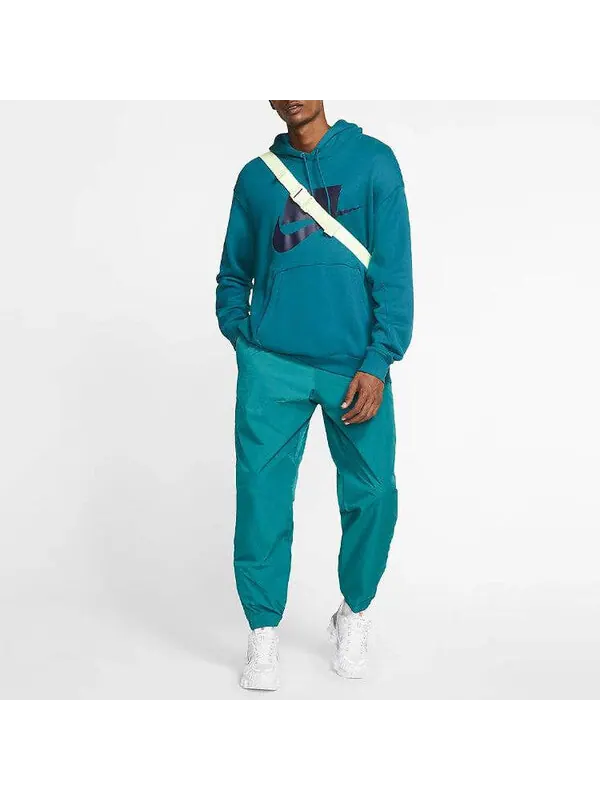 Брюки men's lab track woven bundle feet casual sports pants/trousers/joggers blue Nike — изображение 2 из 3, синий