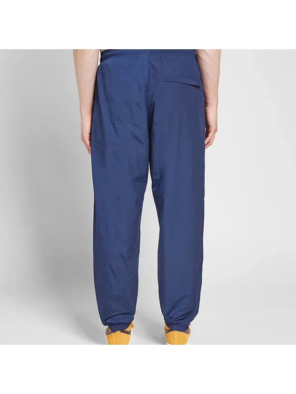 Брюки men's swoosh embroidered retro nylon sports pants/trousers/joggers blue Nike — изображение 4 из 4, синий