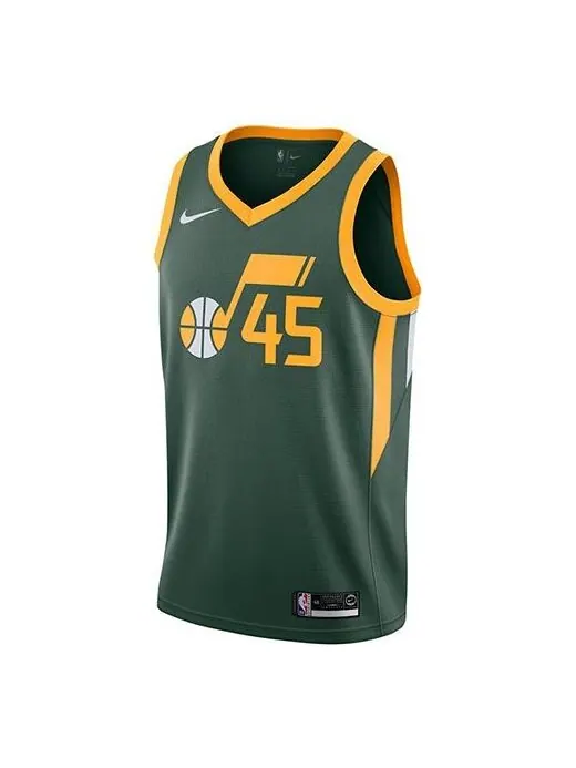 Футболка заработали издание nba donovan mitchell 45 utah jazz баскетбольная майка зеленая Nike — изображение 1 из 2