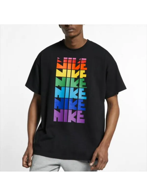 Футболка m nrg ss tee be true round neck short sleeve black Nike — изображение 2 из 2, черный