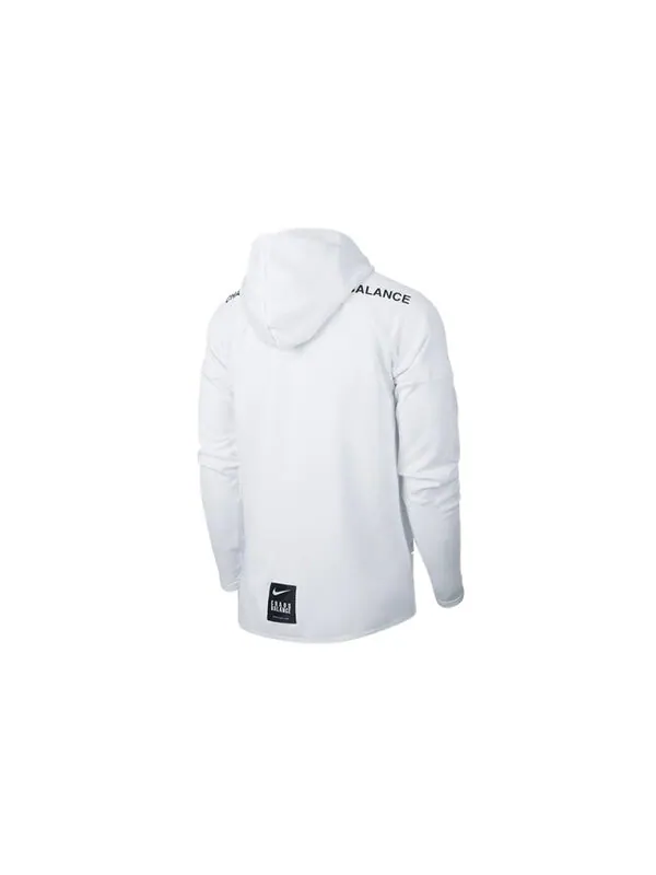 Толстовка men's chest double zipper sports white Nike — изображение 2 из 4, белый/черный
