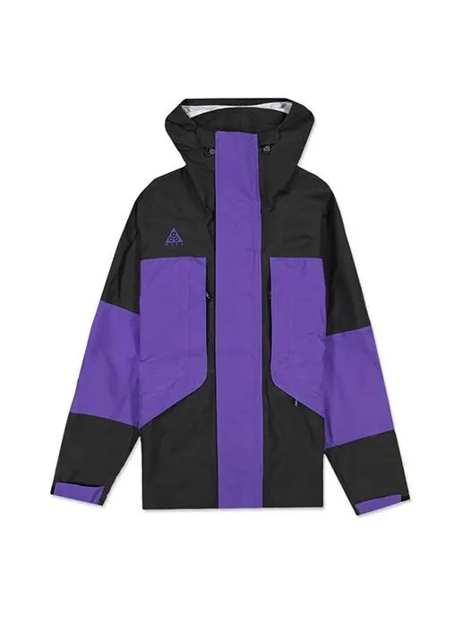 Куртка лабораторная acg gore tex куртка с капюшоном Nike — изображение 1 из 4, черный/фиолетовый
